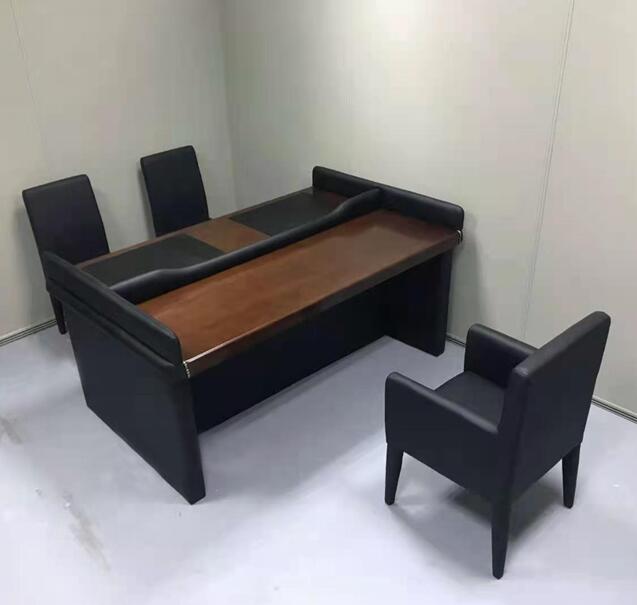 AZY-ZR18型全软包审讯桌