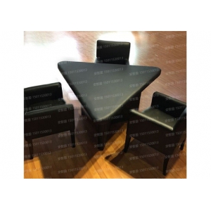 问话室用的软包防撞谈话桌款式