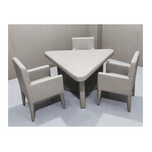 问话室用的三角形询问桌是什么样子？