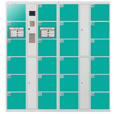 AZY-MMG1型密码刷卡柜 门条码柜 电子存包柜 (图1)