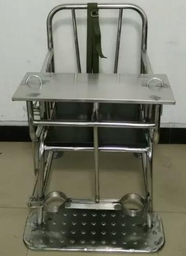 AZY-B10标准不锈钢审讯椅(图2)