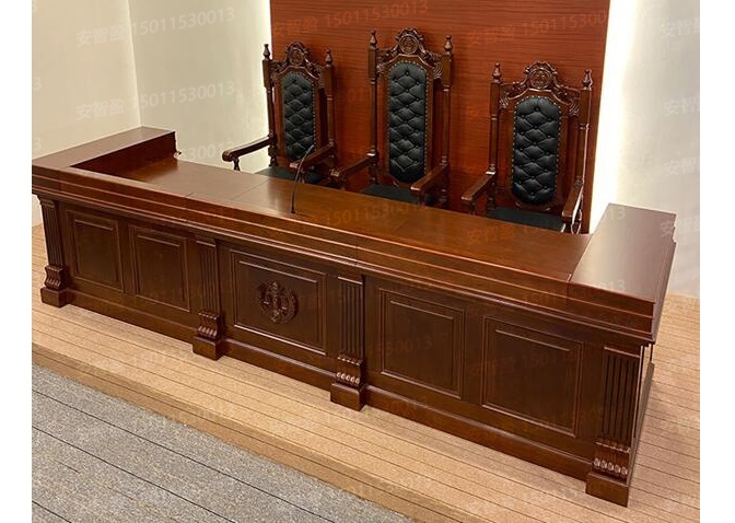 法庭家具诉讼桌陪审桌的制作材料和构成(图1)