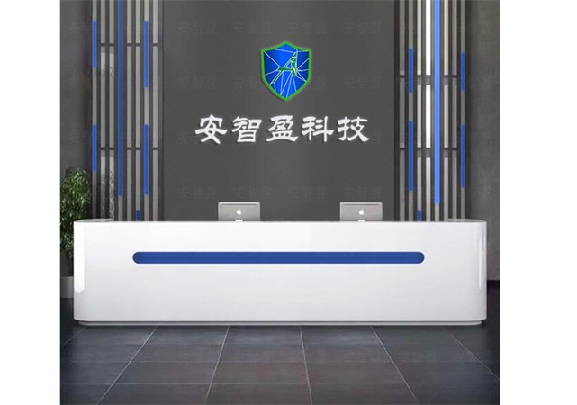 前台接待桌导台都有什么款式？(图1)