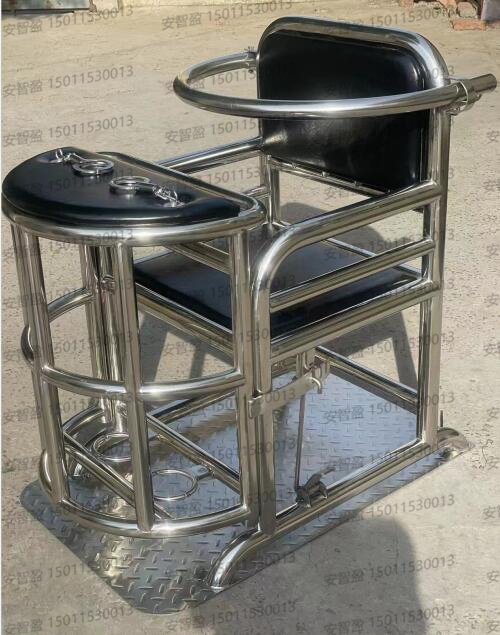 AZY-BR27型不锈钢审讯椅(图5) AZY-BR27型不锈钢审讯椅(图5)