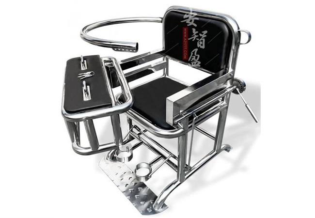 审讯椅的外观都有哪些特点 ？(图1)